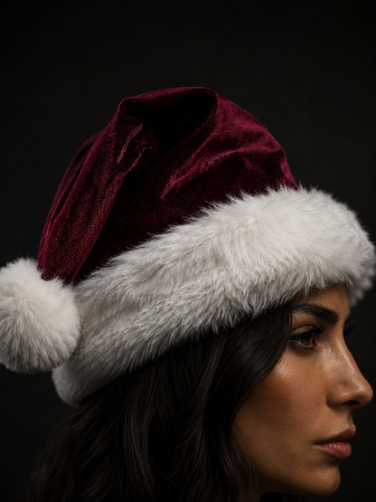Monarch - Red Velvet Hat
