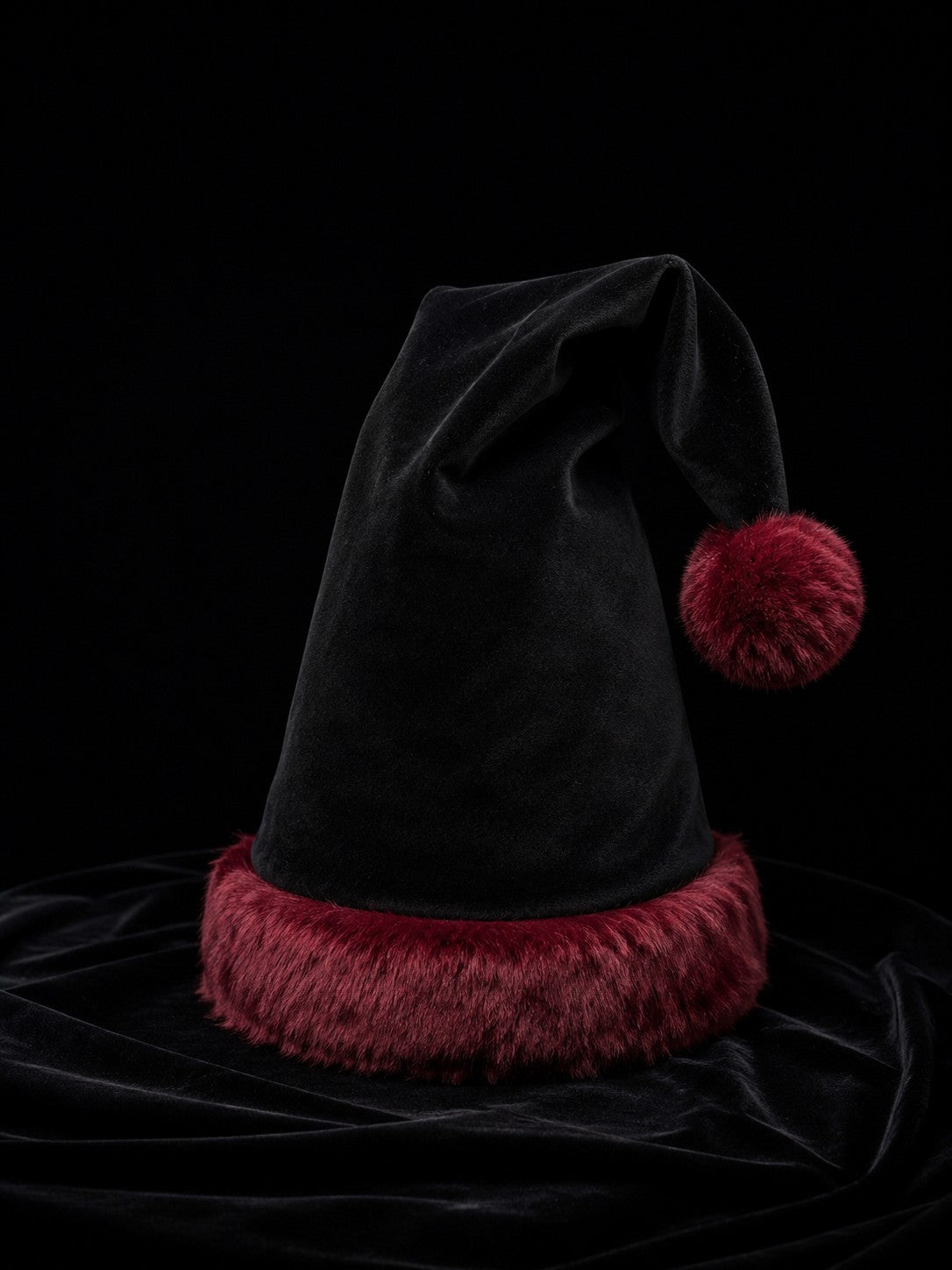 Luxurious Christmas Hat - Romeo and Juliet - Santa Pavone Hat - Fashion hat for unique Christmas events. 