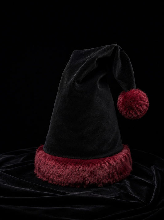 Luxurious Christmas Hat - Romeo and Juliet - Santa Pavone Hat - Fashion hat for unique Christmas events. 