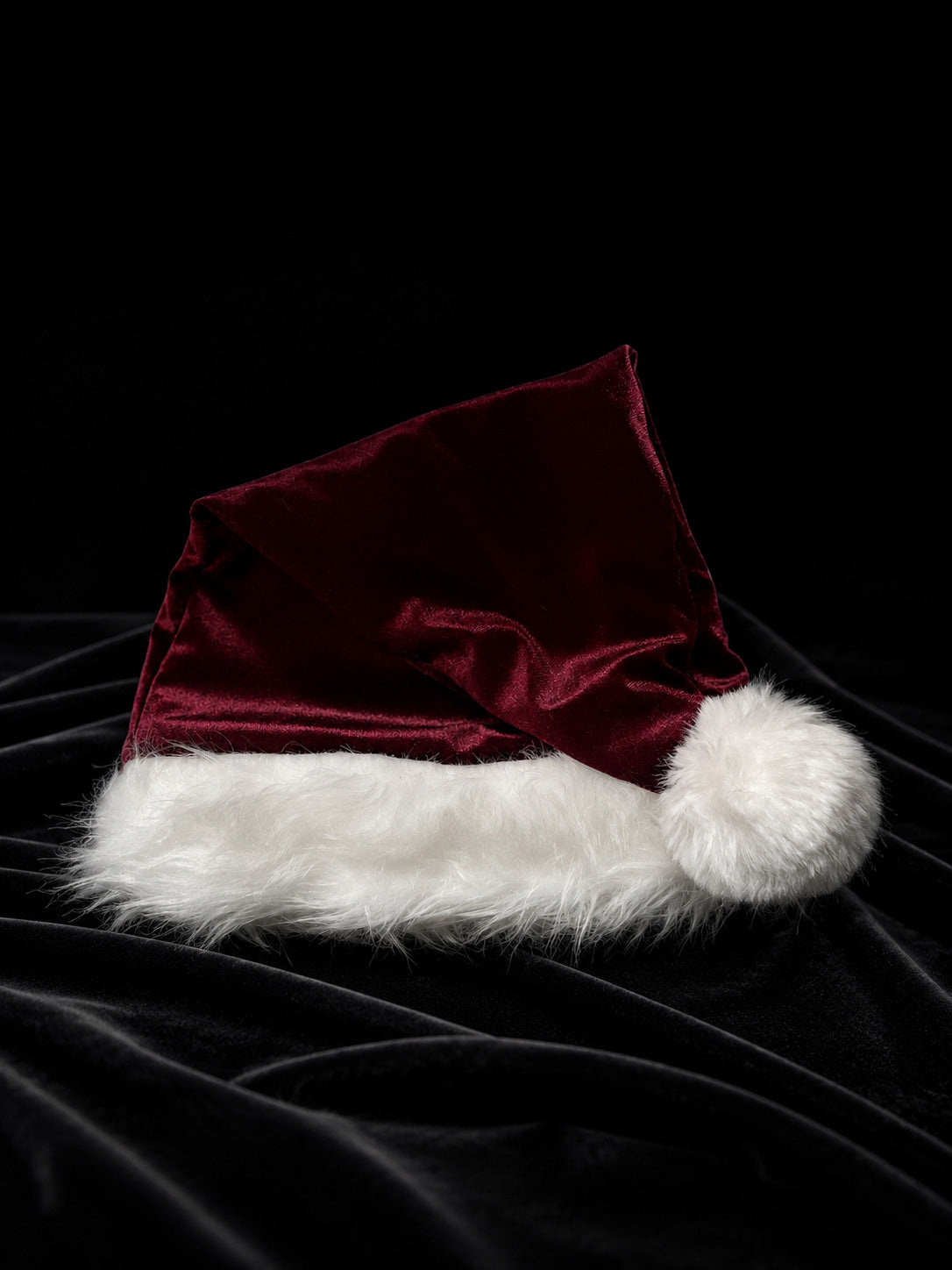 Luxurious Christmas Red wine hat - Monarch - Santa Pavone  - Men and Women Christmas accessories