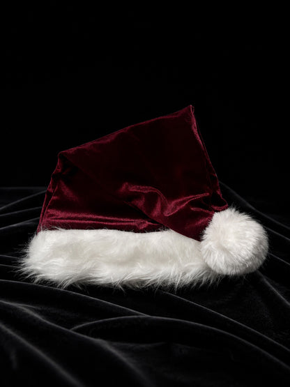 Luxurious Christmas Red wine hat - Monarch - Santa Pavone  - Men and Women Christmas accessories