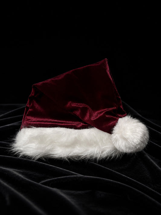 Luxurious Christmas Red wine hat - Monarch - Santa Pavone  - Men and Women Christmas accessories